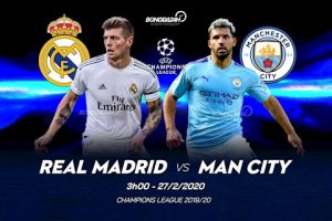 Link Xem Trực Tiếp Real Madrid vs Man City Cúp C1 3h ngày 27/2