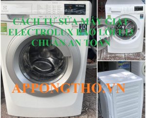 Máy giặt Electrolux bị lỗi E13 khi hoàn thành chu trình giặt?