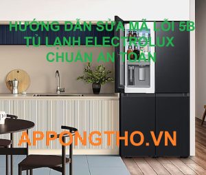 Hỏi Đáp về lỗi 5B tủ lạnh Electrolux Side by Side