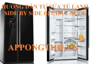 Tủ lạnh Side by Side chảy nước do đâu?